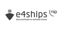 Logo e4ships nip Brennstoffzellen im maritimen Einsatz